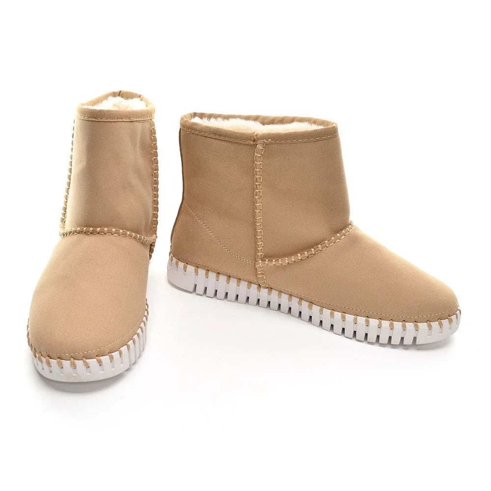 Ilse Jacobsen Tulip Latte Faux Fur Lined Boots 38 New